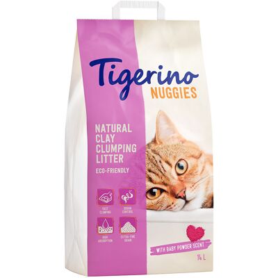 2x14l Babypoedergeur Tigerino Nuggies Kattenbakvulling 2x14l Babypoedergeur Tigerino Nuggies Kattenbakvulling