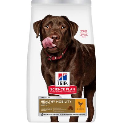 14kg Adult Healthy Mobility Large Breed met Kip Hill's Science Plan Hondenvoer 14kg Adult Healthy Mobility Large Breed met Kip Hill's Science Plan Hondenvoer