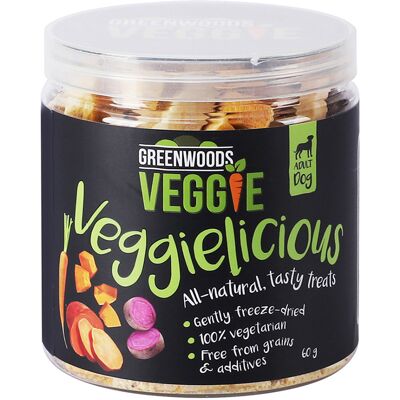 5x60g Veggie Zoete Aardappel met Pompoen en Wortel Greenwoods Hondensnacks 5x60g Veggie Zoete Aardappel met Pompoen en Wortel Greenwoods Hondensnacks