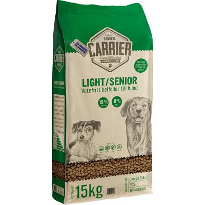 2 x 15 kg Carrier Light/Senior droog hondenvoer 2 x 15 kg Carrier Light/Senior droog hondenvoer