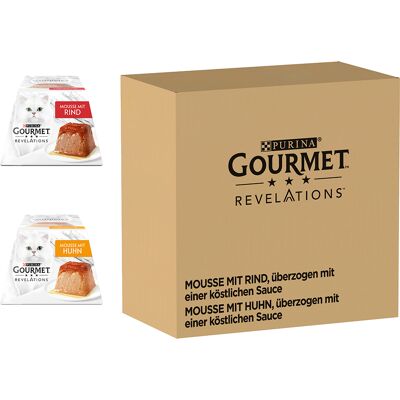 48 x 57 g Revelations Mousse Rund en Kip Gourmet Kattenvoer 48 x 57 g Revelations Mousse Rund en Kip Gourmet Kattenvoer