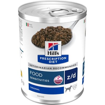 12x370g Z/D Food Sensitivities Original Hill's Prescription Diet Hondenvoer 12x370g Z/D Food Sensitivities Original Hill's Prescription Diet Hondenvoer