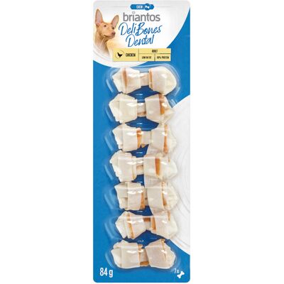 42x5cm 504g Briantos Deli Bones Geknoopte Botten Hondensnacks 42x5cm 504g Briantos Deli Bones Geknoopte Botten Hondensnacks