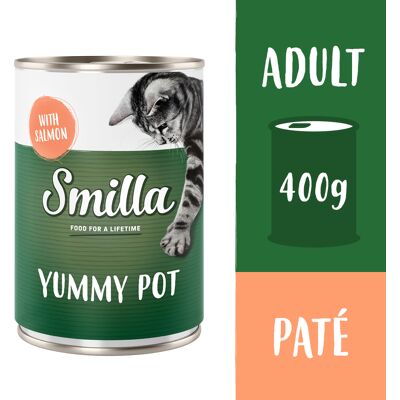20x400g Smulpannetje Zalm Smilla Kattenvoer 20x400g Smulpannetje Zalm Smilla Kattenvoer