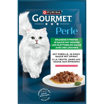 26x85g Forel/Spinazie Gourmet Perle Kattenvoer 26x85g Forel/Spinazie Gourmet Perle Kattenvoer