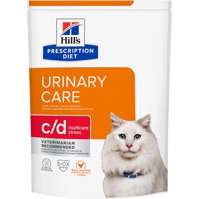 3kg C/D Urinary Stress met Kip Hill's Prescription Diet Kattenvoer 3kg C/D Urinary Stress met Kip Hill's Prescription Diet Kattenvoer