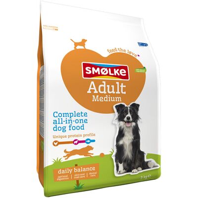 3kg Adult Medium Smolke Hondenvoer 3kg Adult Medium Smolke Hondenvoer