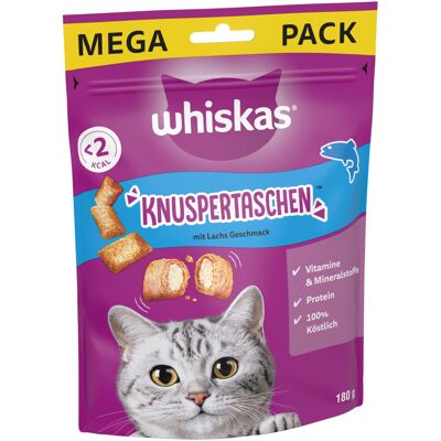 Whiskas Temptations - Voordeelpakket: 4 x 180 g Zalm Whiskas Temptations - Voordeelpakket: 4 x 180 g Zalm