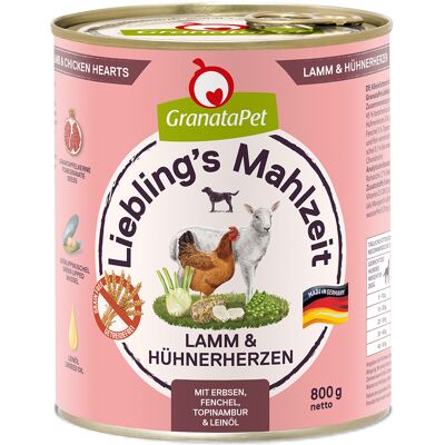 6 x 800 g GranataPet Lievelingsmaaltijd 6 x 800 g GranataPet Lievelingsmaaltijd