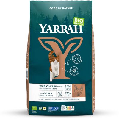 6kg Yarrah Bio Tarwevrij met Kip & Vis droogvoer voor katten 6kg Yarrah Bio Tarwevrij met Kip & Vis droogvoer voor katten