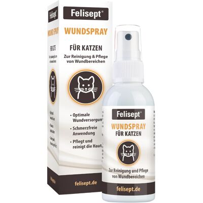2x 75ml Felisept wondspray voor katten 2x 75ml Felisept wondspray voor katten