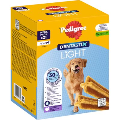 Multipack (84 stuks) Pedigree Dentastix Light: Dental Chews voor grote honden (>25kg) Hondensnacks Multipack (84 stuks) Pedigree Dentastix Light: Dental Chews voor grote honden (>25kg) Hondensnacks