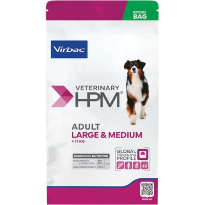 Virbac Veterinary HPM Volwassen Hond Large & Medium - 12 kg Virbac Veterinary HPM Volwassen Hond Large & Medium - 12 kg
