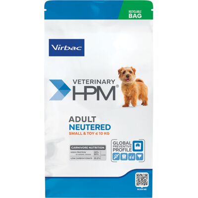 Virbac Veterinary HPM Volwassen hond Gecastreerd Small & Toy - 7 kg Virbac Veterinary HPM Volwassen hond Gecastreerd Small & Toy - 7 kg