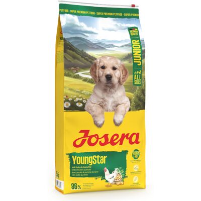12,5kg Josera Junior YoungStar droogvoer voor honden 12,5kg Josera Junior YoungStar droogvoer voor honden