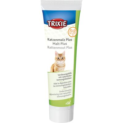 Voordeelpakket: 3x100g Trixie Cat Malt Plus Spijsverteringsbevorderaar met Natuurlijke Immunoglobulinen Kattensnacks Voordeelpakket: 3x100g Trixie Cat Malt Plus Spijsverteringsbevorderaar met Natuurlijke Immunoglobulinen Kattensnacks