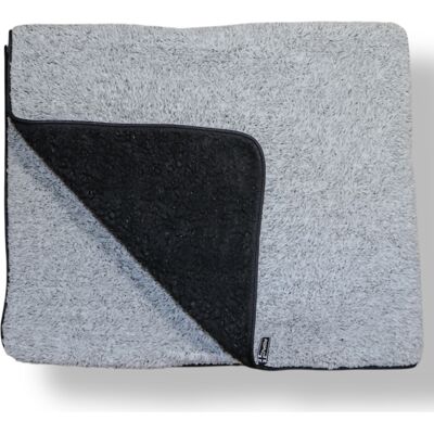 Vetbed® Sherpa fleece deken, grijs 73x61cm hond Vetbed® Sherpa fleece deken, grijs 73x61cm hond