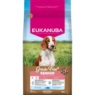 Eukanuba Graine Free Senior Small & Medium Zeevis - 3 kg Eukanuba Graine Free Senior Small & Medium Zeevis - 3 kg