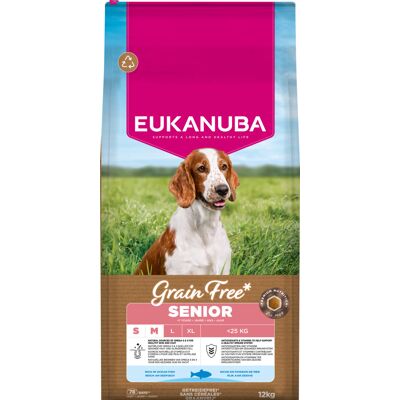 Eukanuba Graine Free Senior Small & Medium Zeevis - 12 kg Eukanuba Graine Free Senior Small & Medium Zeevis - 12 kg