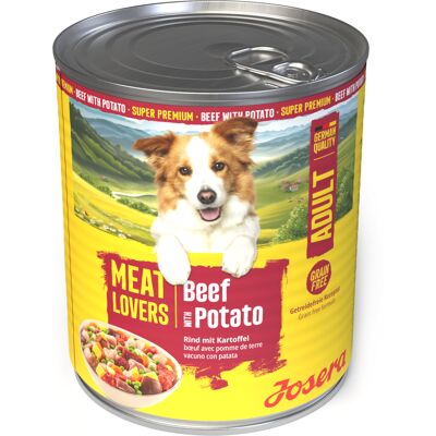 Josera Meatlovers Menu 6 x 800 g - Rund & Aardappel (nieuw Design) Josera Meatlovers Menu 6 x 800 g - Rund & Aardappel (nieuw Design)