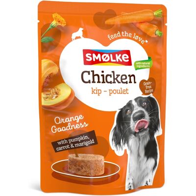 Smolke 8x300g Smølke Pouch Kip Hondenvoer nat Smolke 8x300g Smølke Pouch Kip Hondenvoer nat