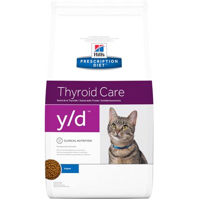 1,5kg Y/D Thyroid Health Original Hill's Prescription Diet Kattenvoer 1,5kg Y/D Thyroid Health Original Hill's Prescription Diet Kattenvoer