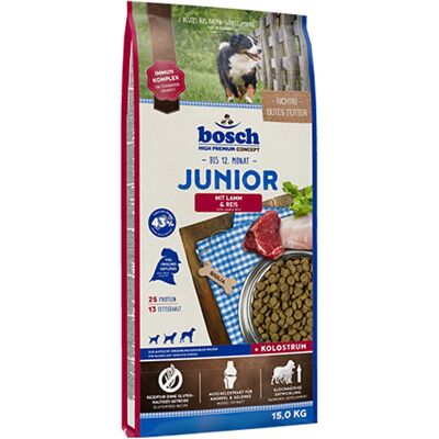 15kg bosch Junior Lam & Rijst Hondenvoer 15kg bosch Junior Lam & Rijst Hondenvoer