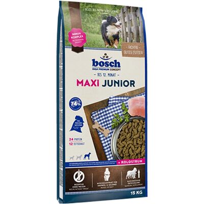 15kg bosch Maxi Junior Hondenvoer 15kg bosch Maxi Junior Hondenvoer