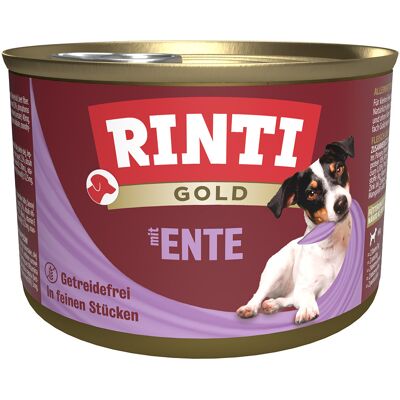 Rinti Gold 12 x 185 g - Eendenharten Rinti Gold 12 x 185 g - Eendenharten