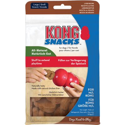 2x312g KONG Snacks Liver L (7g / stuk) Hondensnack 2x312g KONG Snacks Liver L (7g / stuk) Hondensnack