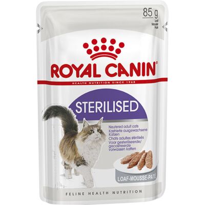 12x85g Sterilised Mousse Royal Canin Kattenvoer 12x85g Sterilised Mousse Royal Canin Kattenvoer