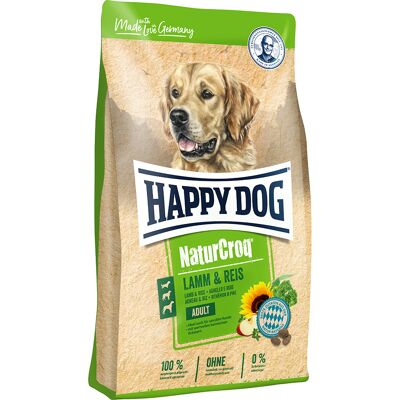 15kg Lam & Rijst Happy Dog NaturCroq Hondenvoer 15kg Lam & Rijst Happy Dog NaturCroq Hondenvoer