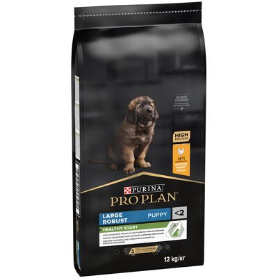 12kg Large Robust Puppy Optistart Kip & Rijst Pro Plan Hondenvoer 12kg Large Robust Puppy Optistart Kip & Rijst Pro Plan Hondenvoer