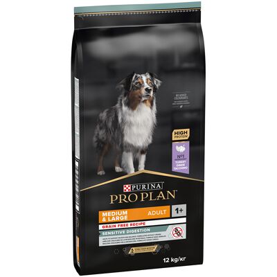 12kg Medium & Large Adult Optidigest Graanvrij Pro Plan Hondenvoer 12kg Medium & Large Adult Optidigest Graanvrij Pro Plan Hondenvoer