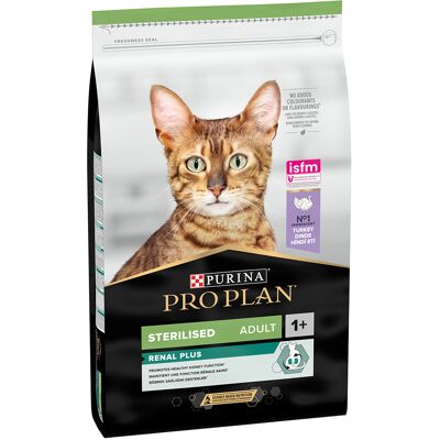 Purina Pro Plan Sterilised Adult Renal Plus - Rijk aan Kalkoen Kattenvoer - 10 kg Purina Pro Plan Sterilised Adult Renal Plus - Rijk aan Kalkoen Kattenvoer - 10 kg