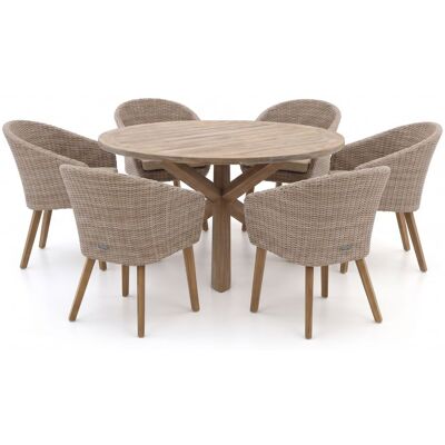 Intenso Furniture Intenso Tropea/ROUGH-Y ø150cm dining tuinset 7-delig - Laagste prijsgarantie! Intenso Furniture Intenso Tropea/ROUGH-Y ø150cm dining tuinset 7-delig - Laagste prijsgarantie!