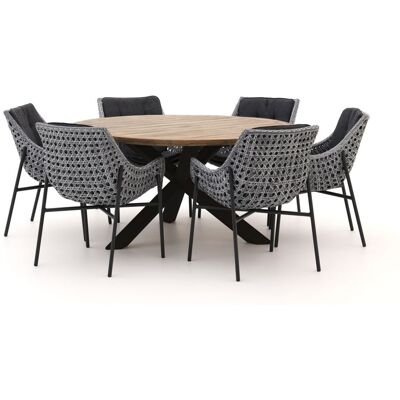 Manifesto Furniture Manifesto Novara/ROUGH-Y ø150cm dining tuinset 7-delig - Laagste prijsgarantie! Bruin Manifesto Furniture Manifesto Novara/ROUGH-Y ø150cm dining tuinset 7-delig - Laagste prijsgarantie! Bruin