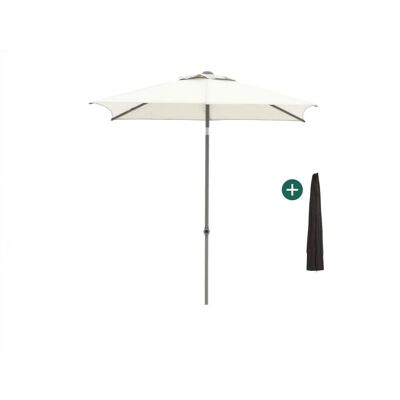 Shadowline Push-up parasol 210x150cm - Laagste prijsgarantie! Grijs Shadowline Push-up parasol 210x150cm - Laagste prijsgarantie! Grijs