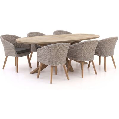 Intenso Furniture Intenso Tropea/ROUGH-Y Ellips 240cm dining tuinset 7-delig - Laagste prijsgarantie! Intenso Furniture Intenso Tropea/ROUGH-Y Ellips 240cm dining tuinset 7-delig - Laagste prijsgarantie!