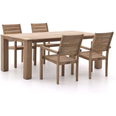 ROUGH Furniture ROUGH-S/ROUGH-X 200cm dining tuinset 5-delig stapelbaar - Laagste prijsgarantie! Bruin ROUGH Furniture ROUGH-S/ROUGH-X 200cm dining tuinset 5-delig stapelbaar - Laagste prijsgarantie! Bruin