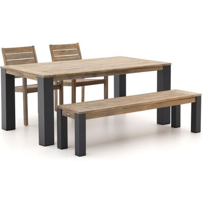 ROUGH Furniture ROUGH-S/ROUGH-X 180cm dining tuinset met bank 4-delig stapelbaar - Laagste prijsgarantie! Bruin ROUGH Furniture ROUGH-S/ROUGH-X 180cm dining tuinset met bank 4-delig stapelbaar - Laagste prijsgarantie! Bruin