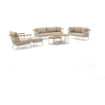 Apple Bee Condor stoel-bank loungeset 7-delig 6-zits - Laagste prijsgarantie! Grijs Apple Bee Condor stoel-bank loungeset 7-delig 6-zits - Laagste prijsgarantie! Grijs