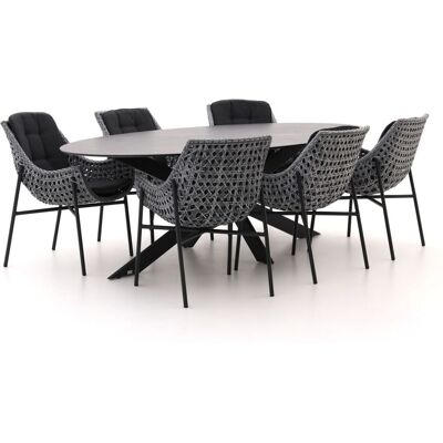 Manifesto Furniture Manifesto Novara/Furato ellips 240cm dining tuinset 7-delig - Laagste prijsgarantie! Zwart Manifesto Furniture Manifesto Novara/Furato ellips 240cm dining tuinset 7-delig - Laagste prijsgarantie! Zwart