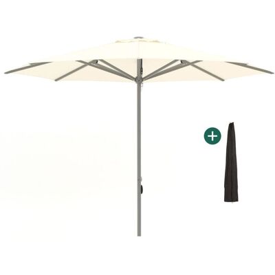Shadowline Cuba parasol ø 350cm - Laagste prijsgarantie! Wit Shadowline Cuba parasol ø 350cm - Laagste prijsgarantie! Wit