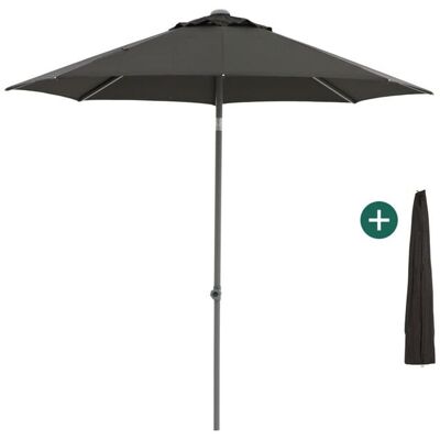Shadowline Push-up parasol ø 250cm - Laagste prijsgarantie! Zwart Shadowline Push-up parasol ø 250cm - Laagste prijsgarantie! Zwart
