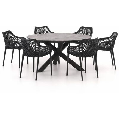 Forza Furniture Forza Ripi/Fidenza ø149cm dining tuinset 7-delig stapelbaar - Laagste prijsgarantie! Forza Furniture Forza Ripi/Fidenza ø149cm dining tuinset 7-delig stapelbaar - Laagste prijsgarantie!