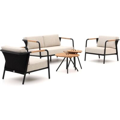 Apple Bee Elle stoel-bank loungeset 5-delig - Laagste prijsgarantie! Zwart Apple Bee Elle stoel-bank loungeset 5-delig - Laagste prijsgarantie! Zwart