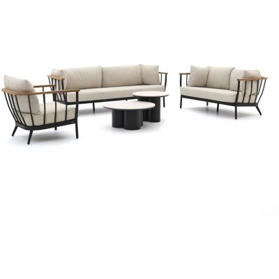 Apple Bee Condor/Tonga stoel-bank loungeset 5-delig 6-zits - Laagste prijsgarantie! Zwart Apple Bee Condor/Tonga stoel-bank loungeset 5-delig 6-zits - Laagste prijsgarantie! Zwart