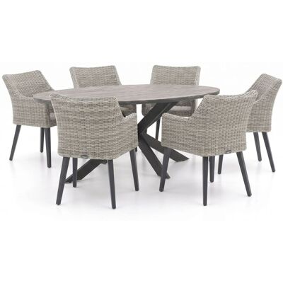 Manifesto Furniture Manifesto Matese/Fidenza ovaal 180cm dining tuinset 7-delig - Laagste prijsgarantie! Manifesto Furniture Manifesto Matese/Fidenza ovaal 180cm dining tuinset 7-delig - Laagste prijsgarantie!