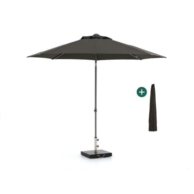 Shadowline Push-up parasol ø 300cm - Laagste prijsgarantie! Zwart Shadowline Push-up parasol ø 300cm - Laagste prijsgarantie! Zwart